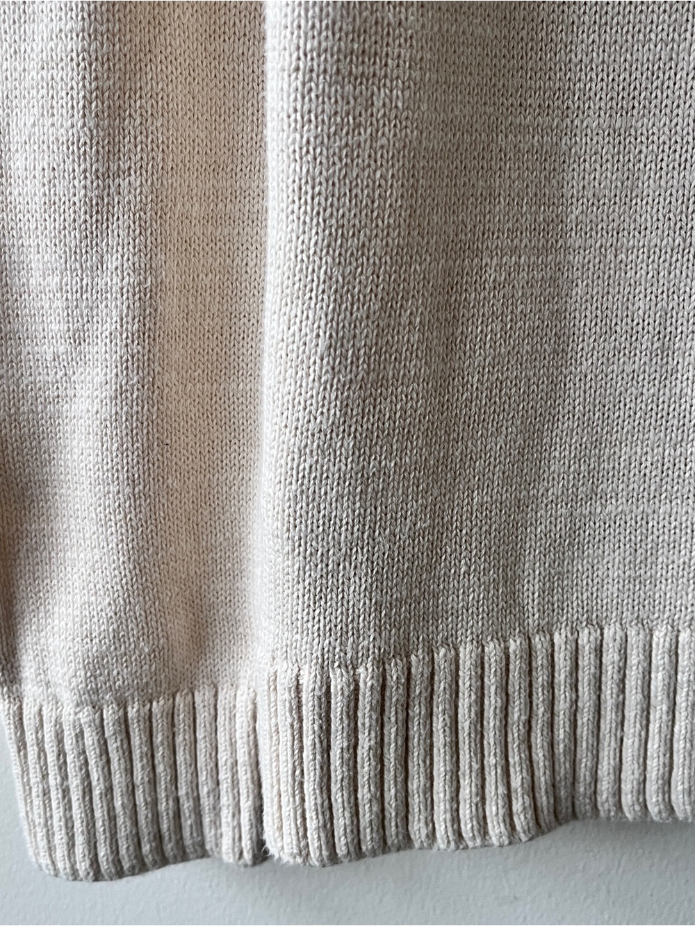 Abercrombie & Fitch Men's 100% Cotton Cream Cable Knit Crew Neck Sweater Size M - Picture 8 of 12